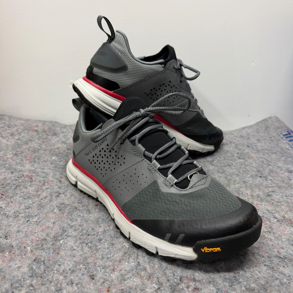 Danner Hiking Shoe Mens 10.5 EE Slate Red Trail 2650 Campo 3" Vibram 68941 Wide